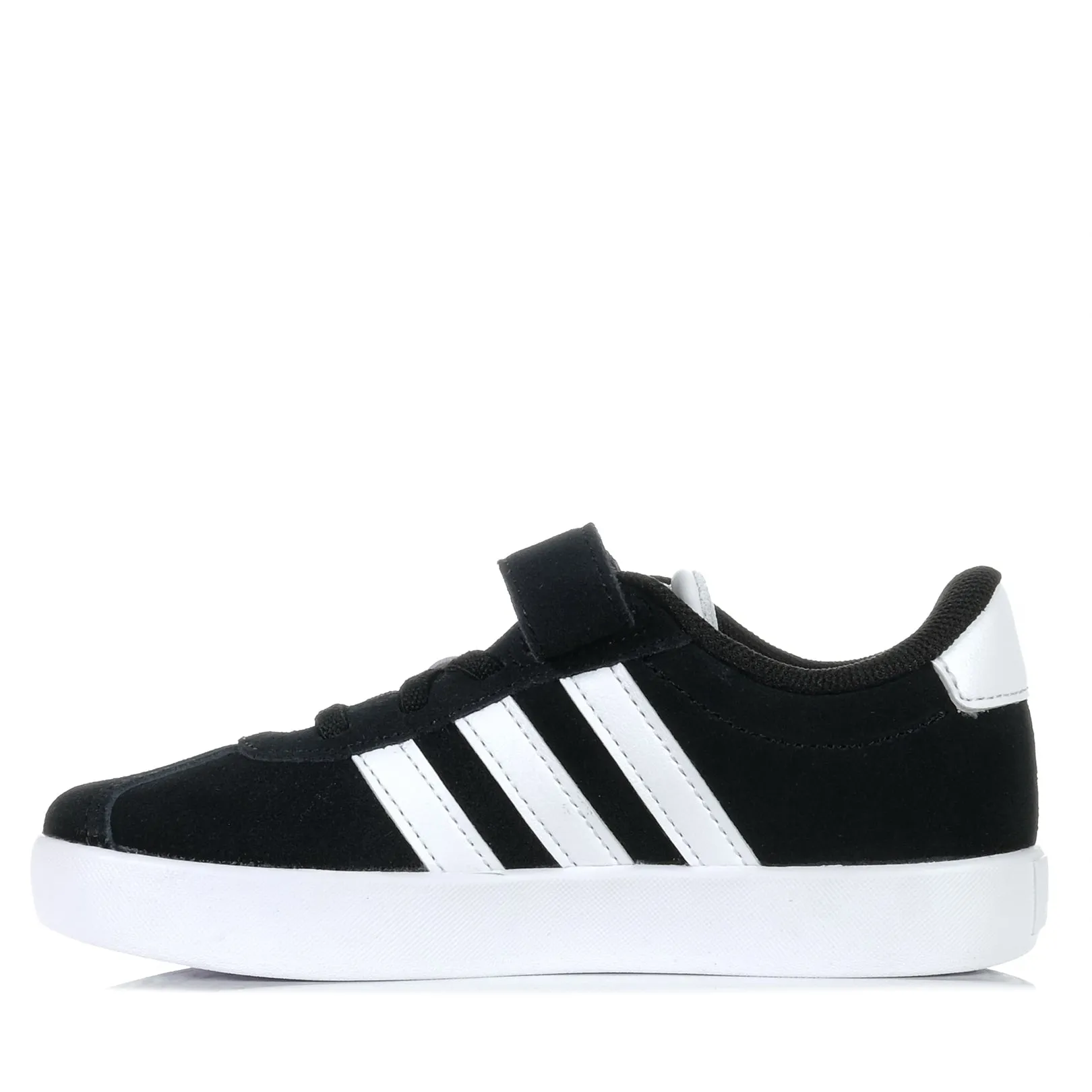 Adidas VL Court 3.0 EL C Kids Black/White Adidas Auto Racing Shoes