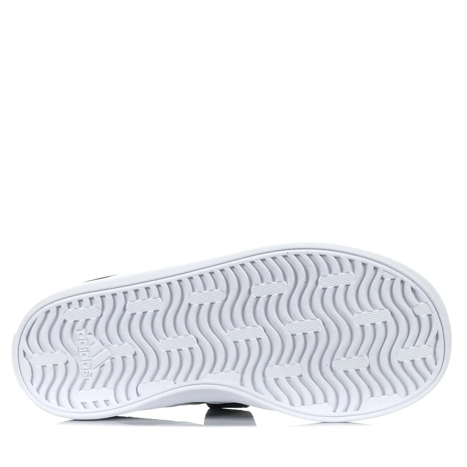 Adidas VL Court 3.0 EL C Kids Black/White Adidas 3 Stripe Shoes