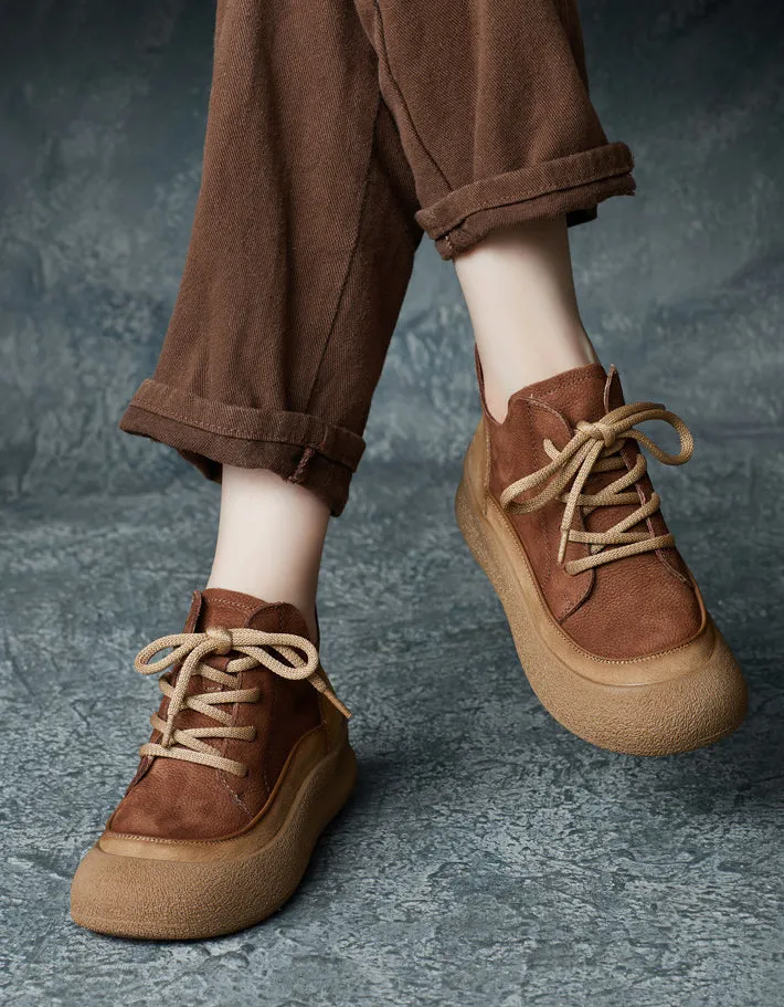 Marc Jacobs Sneakers Suede Comfortable Casual Leather Flat Boots