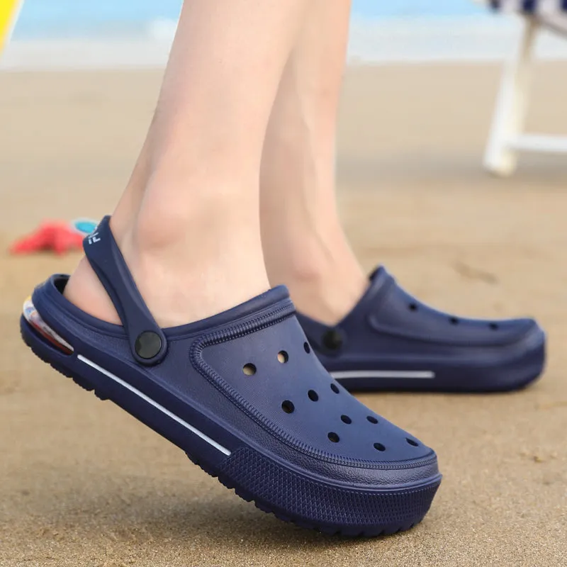 Summer Men Slippers Clogs Quick Dry Casual Garden Shoes Beach Waterproof Fashion Slipper Otter Slippers