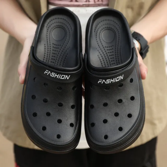 Best Travel Slippers Summer Men Slippers Clogs Quick Dry Casual Garden Shoes Beach Waterproof Fashion Slipper