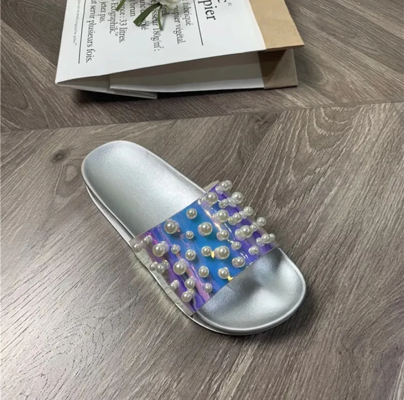 SUMMER OPEN TOE NON SLIP SLIDE SLIPPERS Ascot Slippers