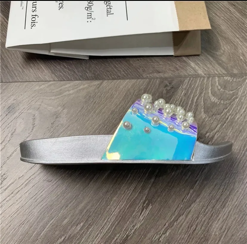 SUMMER OPEN TOE NON SLIP SLIDE SLIPPERS Misha Slippers