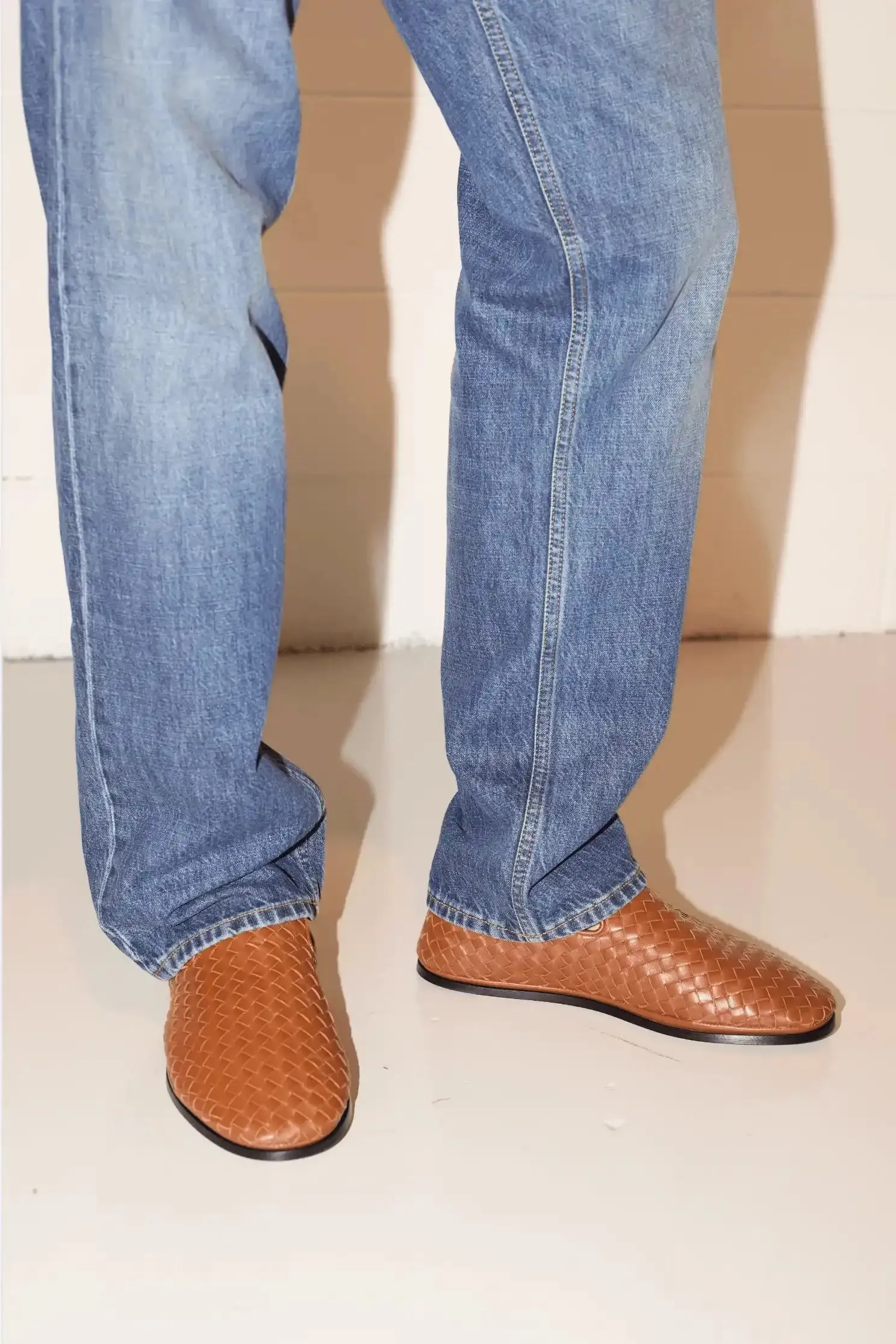 Loro Piana Summer Walk Loafers Slipper Leather