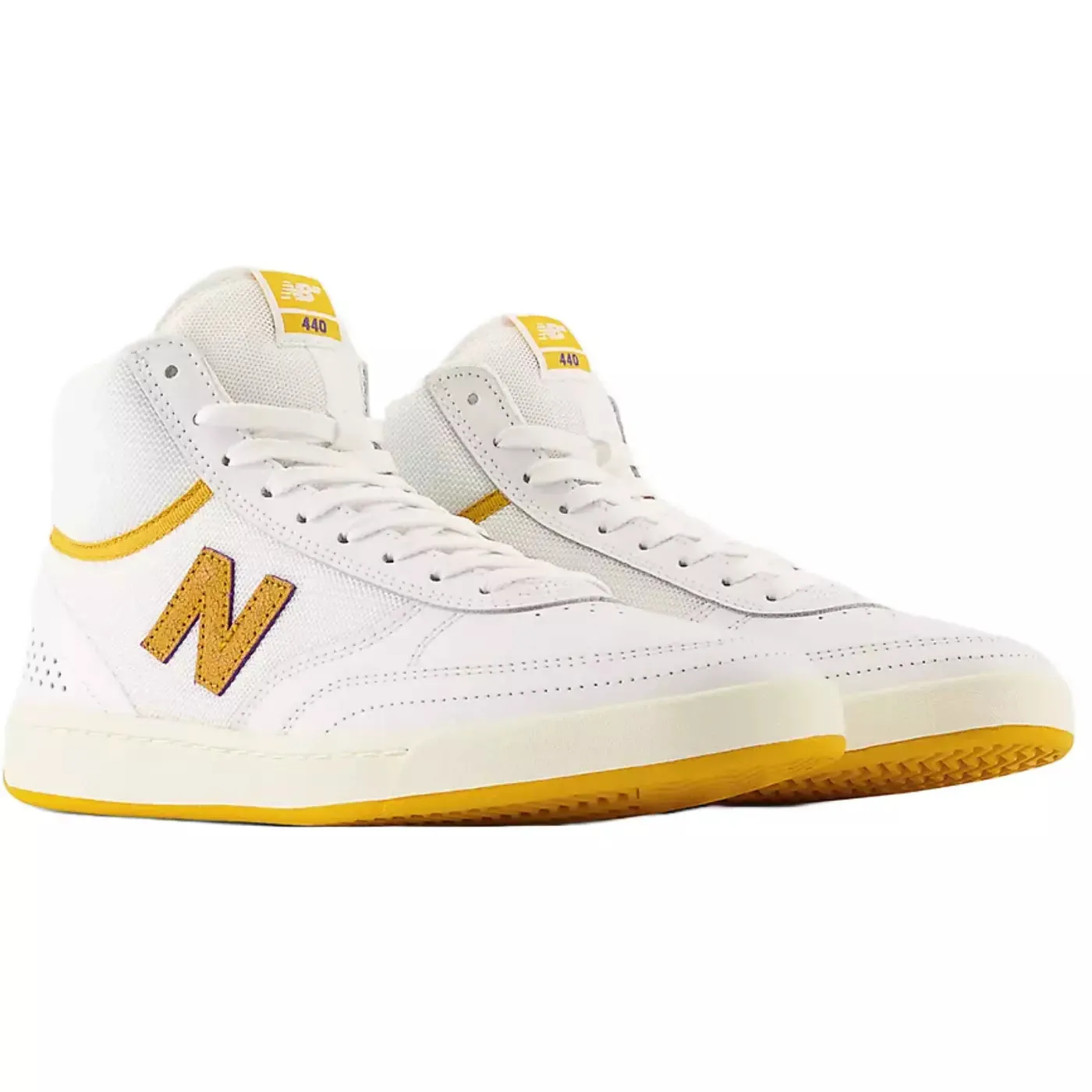 New Balance Steel Toe Women's New Balance Numeric NM440 Hi  Shoes - White / Yellow