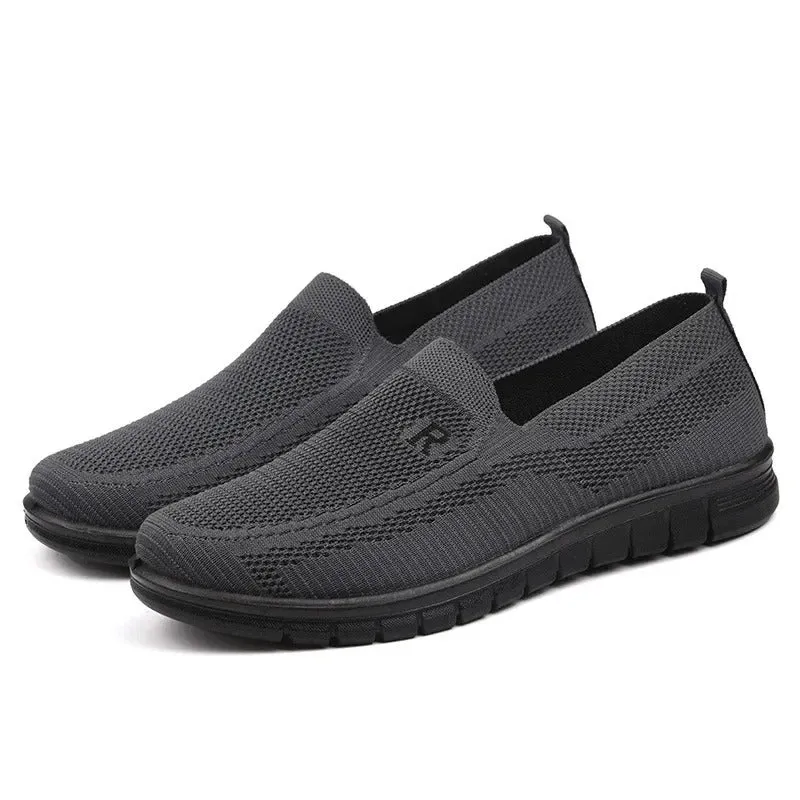 Weird Slippers Breathable Mesh Slip-On Loafers for Men