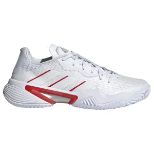 Adidas Shoes Non Marking Adidas Barricade White-Silver Womens Tennis Shoes