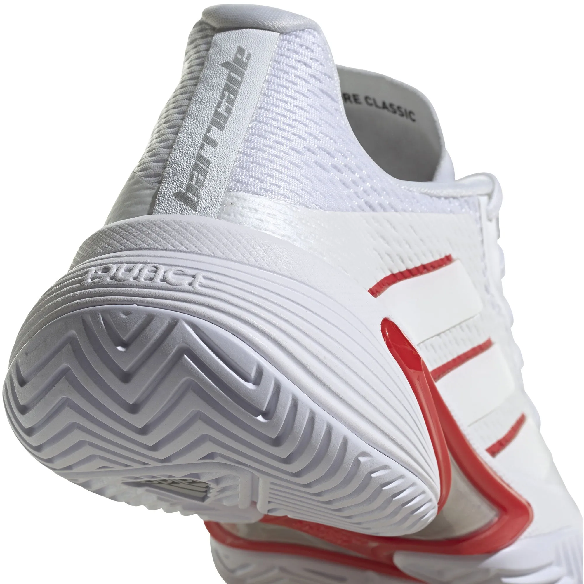 Adidas Barricade White-Silver Womens Tennis Shoes Adidas Elite Running Shoes