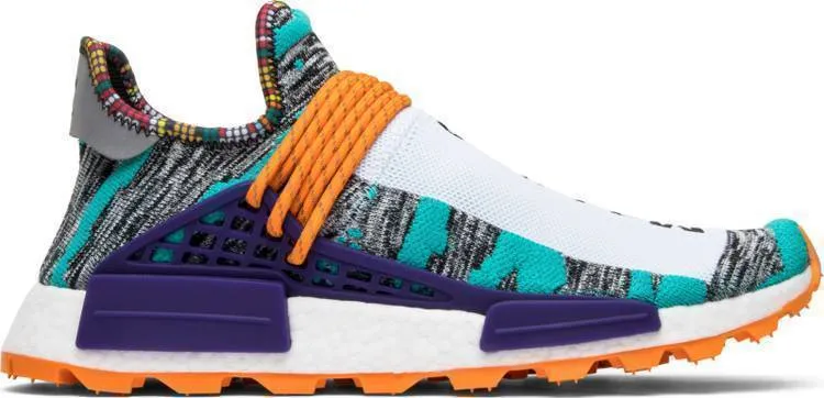Pharrell x Adidas NMD Human Race Trail 'Solar Pack' Grey Light Blue Shoes Men Women Sneaker !!! CYBER MONDAY SALE !!! Waterproof Golf Shoes Adidas