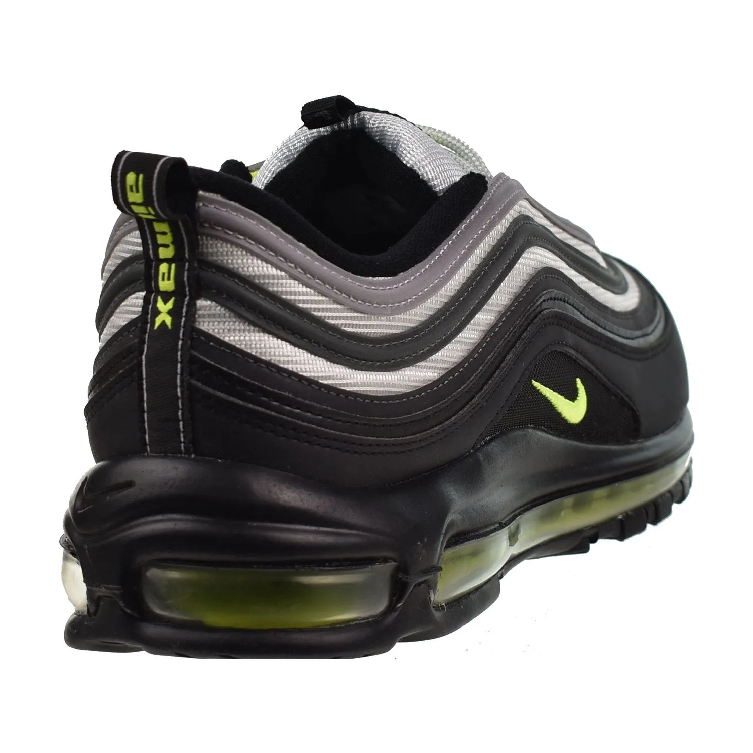 Nike Air Max 97 "Icons Neon" Men's Running Shoes Black-Grey Volt Asics Flat Feet Running Shoes