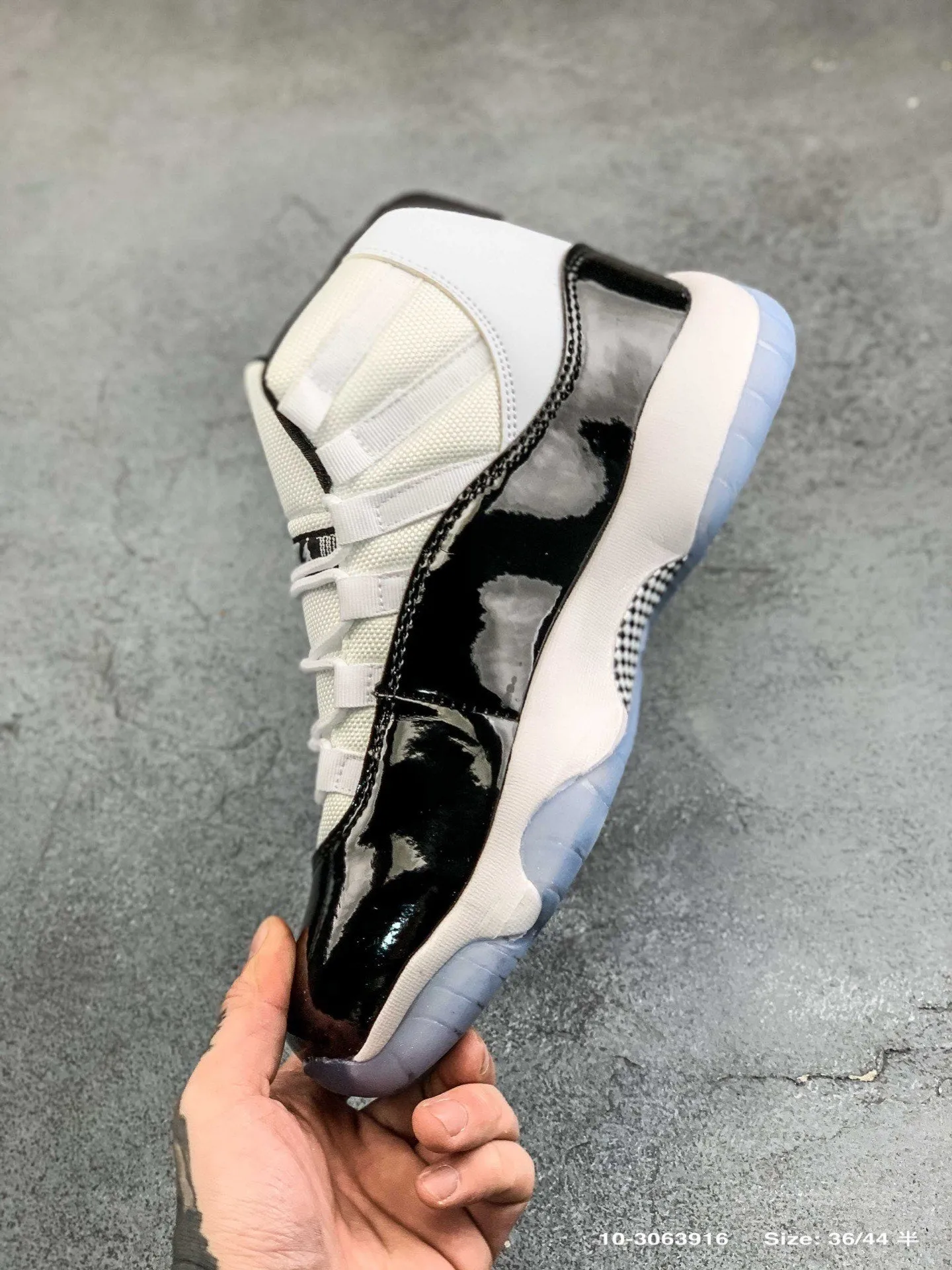 Aj11concord classic shoes patent leather design collection replica men's and women's fashion 36-44 size sports shoes Comparison Asics Running Shoes