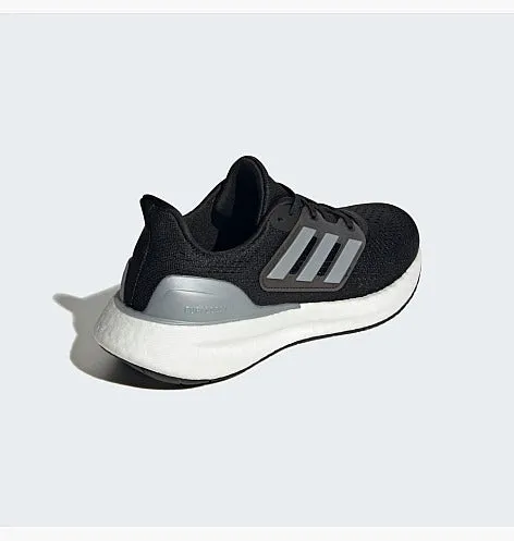 Adidas Pureboost 23 Black Silver Adidas Shoes 1970s