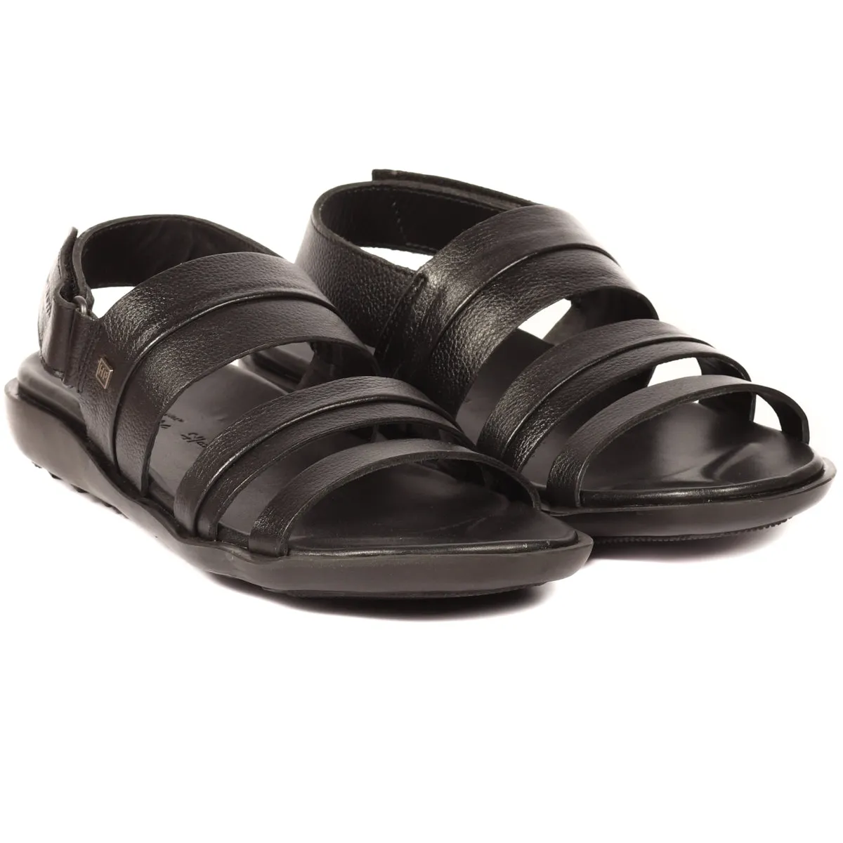 Strappy Lowdown Leather Sandals Ridge KC Sleek