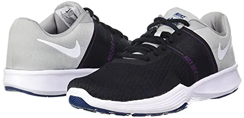 Nike Women's City Trainer 2 Black/White-Lt Smoke Grey-Hyper Violet Training Shoes-7 UK (9 US) (AA7775-004) Best Asics Shoe For Hyrox
