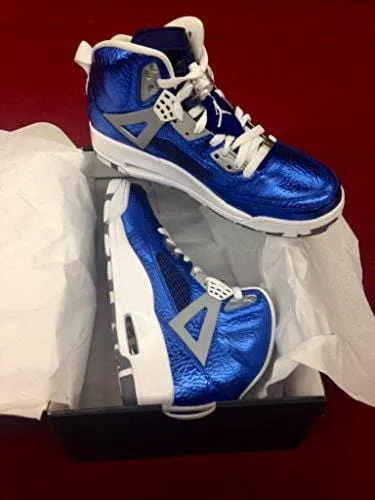 Asics Running Shoes Warranty Nike Air Jordan Rare Deadstock 4 5 6 Spizike (Metallic/Blue/White) Size 9.5