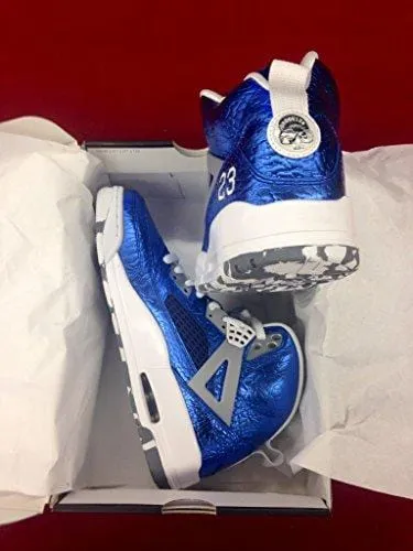 Nike Air Jordan Rare Deadstock 4 5 6 Spizike (Metallic/Blue/White) Size 9.5 Asics Shoes Spain