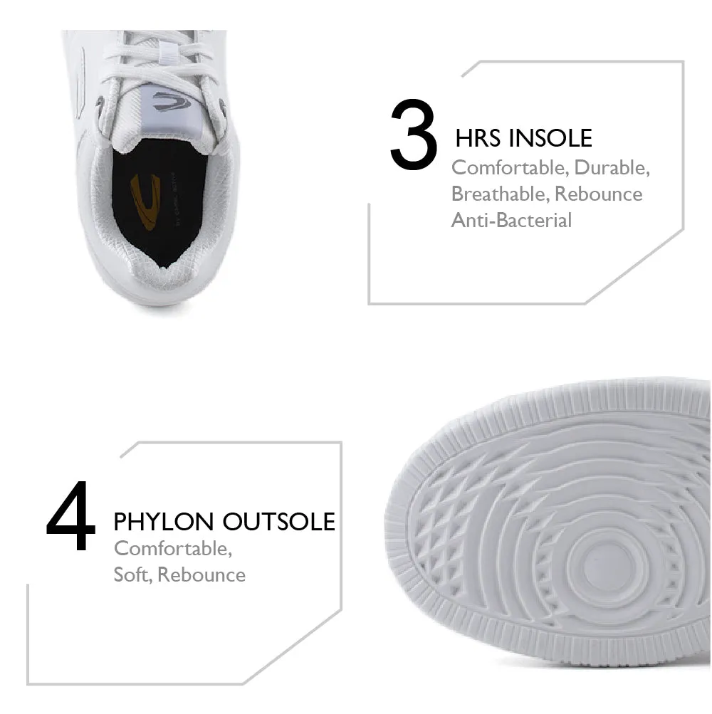 Jogger Sneakers C by camel active Microfiber Basic Sneakers Men White JAMESON 822402-WA1CSV-0