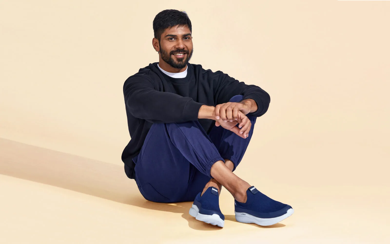 Cheetah Print Slip On Vans Ease Walk Slip Ons : Blue