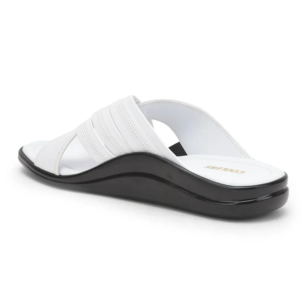 Ladies Slippers Coolers Casual Slippers For Men (White) TAYLOR By Liberty