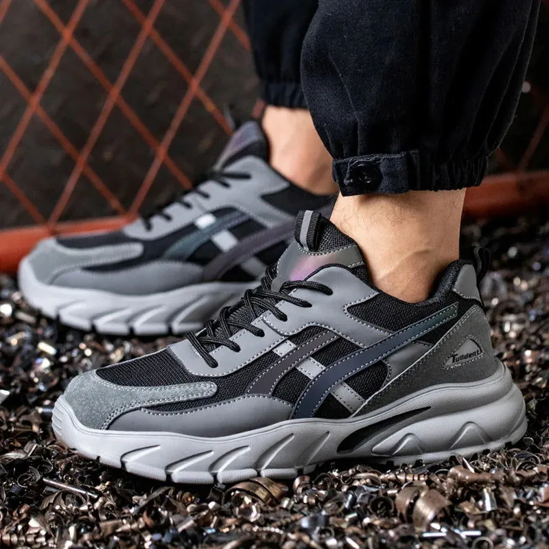 Safety Toe Waterproof Work Boots Safety Shoes Men New Steel Toe Men's Work Shoes Puncture Proof Work Sneaker Male Protective Footwear Work Man Boots Safety Boots