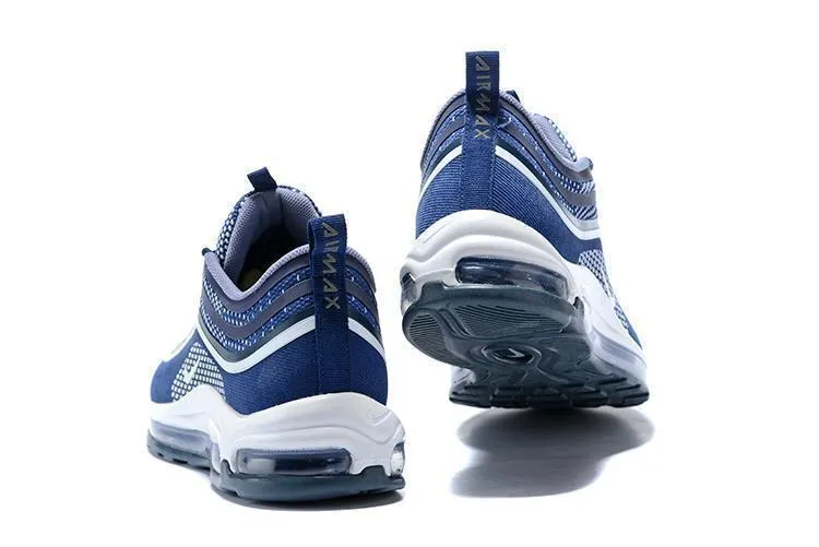 Best Price Asics Running Shoes Nike Air Max 97 Ultra 17 Blue Navy Black White Men Shoes !!! CYBER MONDAY SALE !!!