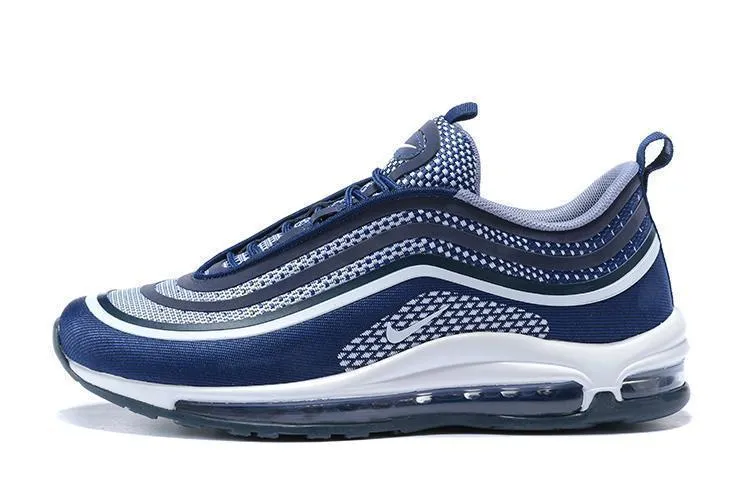 Nike Air Max 97 Ultra 17 Blue Navy Black White Men Shoes !!! CYBER MONDAY SALE !!! Asics Gt 1000 12 Running Shoe
