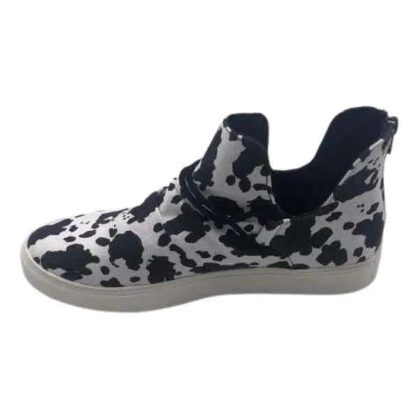 Slim Sneakers Survivor cow print shoe