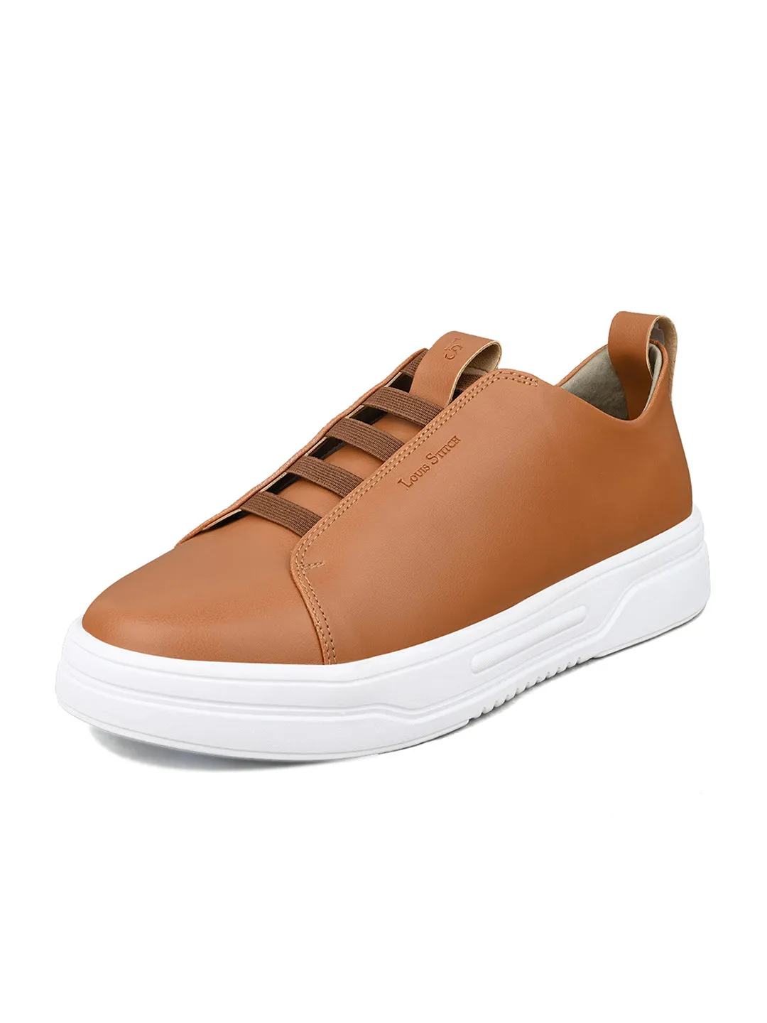 Ferragamo Sneakers Tan Casual Slip-On Sneakers for Men