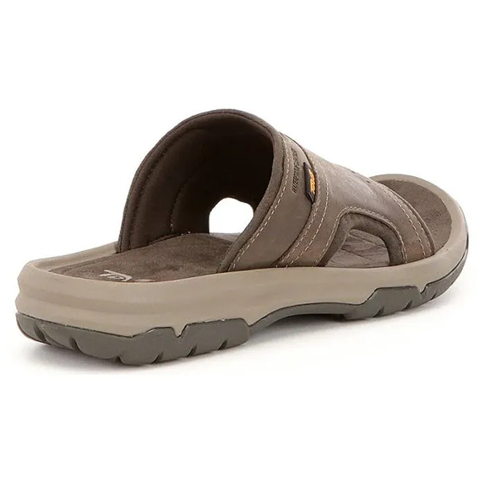 Teva Men's Langdon Slide Walnut Braided Sandals Heels