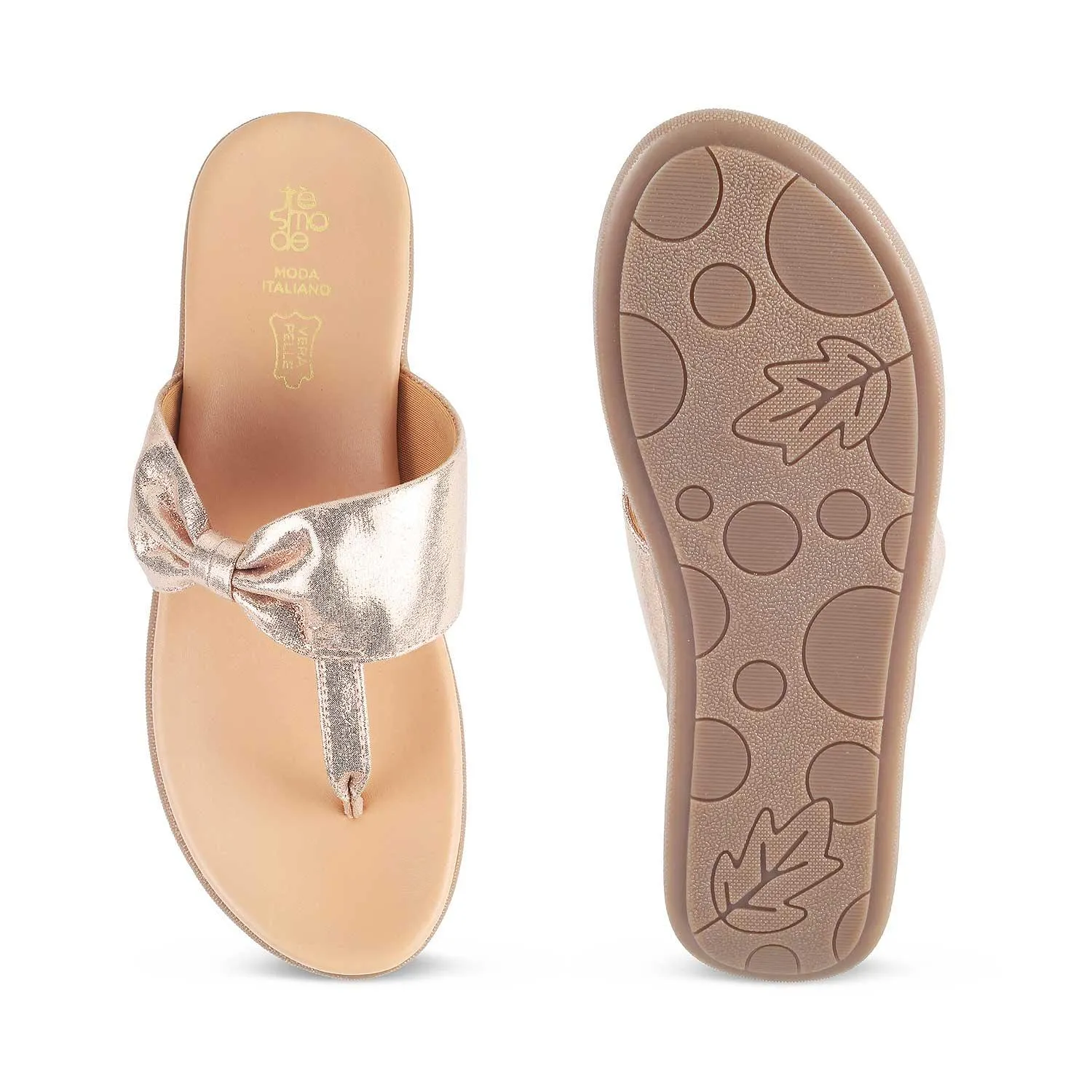 Flat Gravel Bike Shoes The Bow 2 Champagne Women's Casual Flats Tresmode