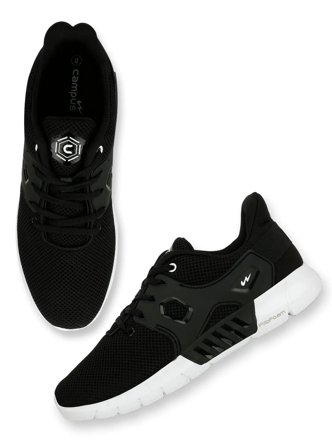 Running Shoes Outlet Store TIGOR Black Men's Running Shoes