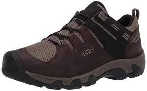 KEEN Men's Steens Vent Low Height Breathable Hiking Shoes, Brown, 13 Best Work Boots For Tradesmen
