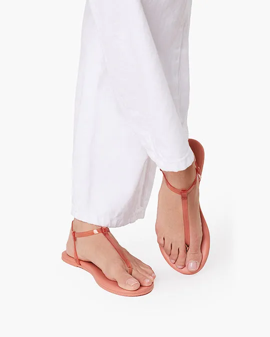 TKEES X J.Crew - Sunbleached Coral Imperial Flip Flops