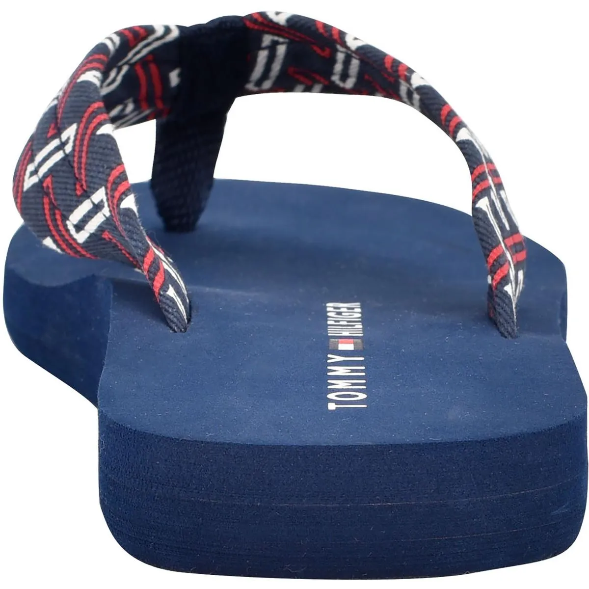 Tommy Hilfiger Womens Chelle-X Slip On Flat Flip-Flops Braided Thong Flip Flops