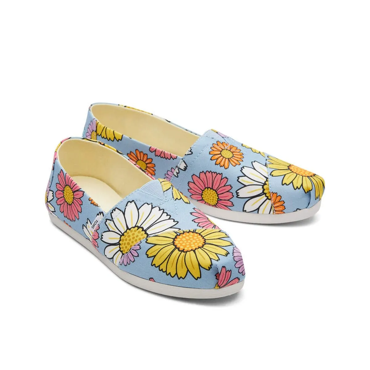 TOMS Espadrille Alpargata Women -  Pastel Blue Daisies 500 Slip On Exhaust Slip On Stream Slip On Tv Slips On Rides Slips On Twitch Slip On Ride Slips On Rides Non Slip Slip On
