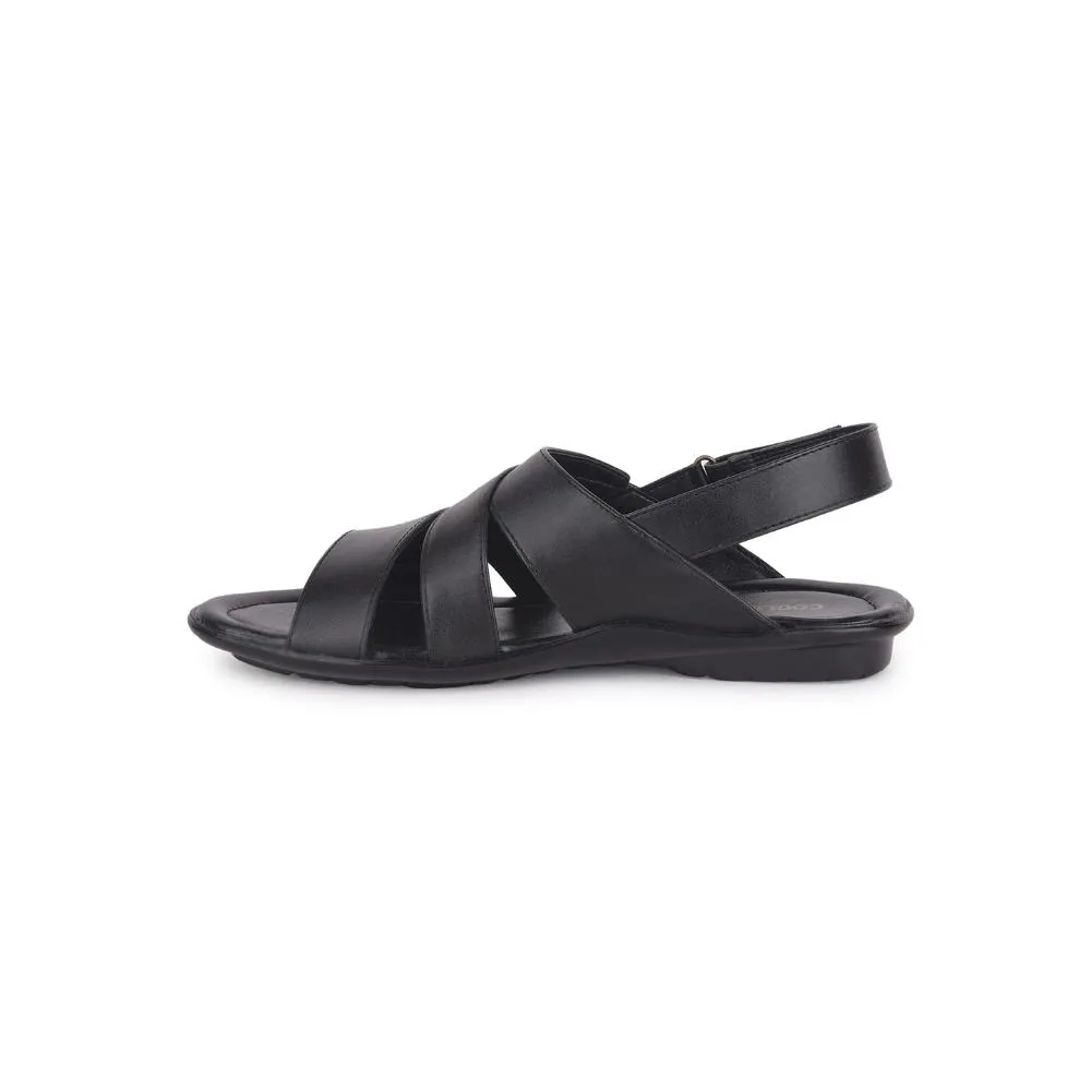 Coolers By Liberty COOL99-90 Mens Black Formal Sandal Sandals For Work