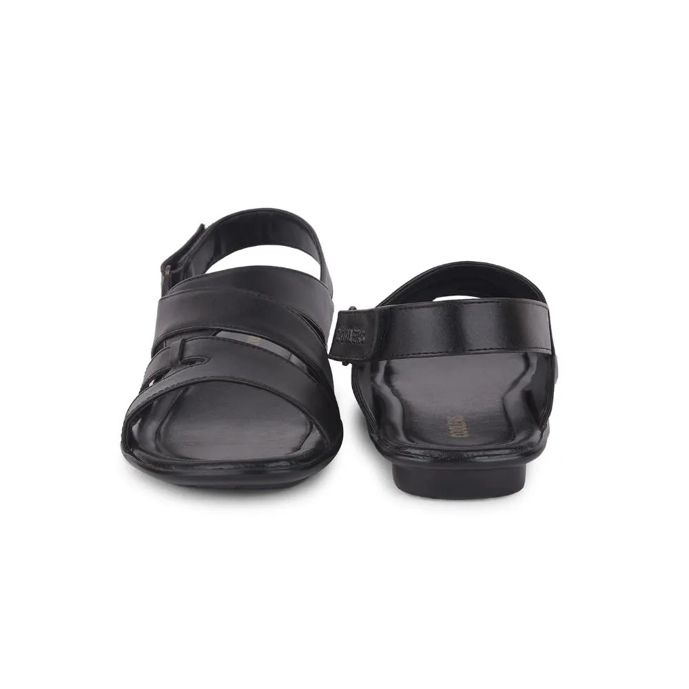 Coolers By Liberty COOL99-90 Mens Black Formal Sandal Cushionable Sandals