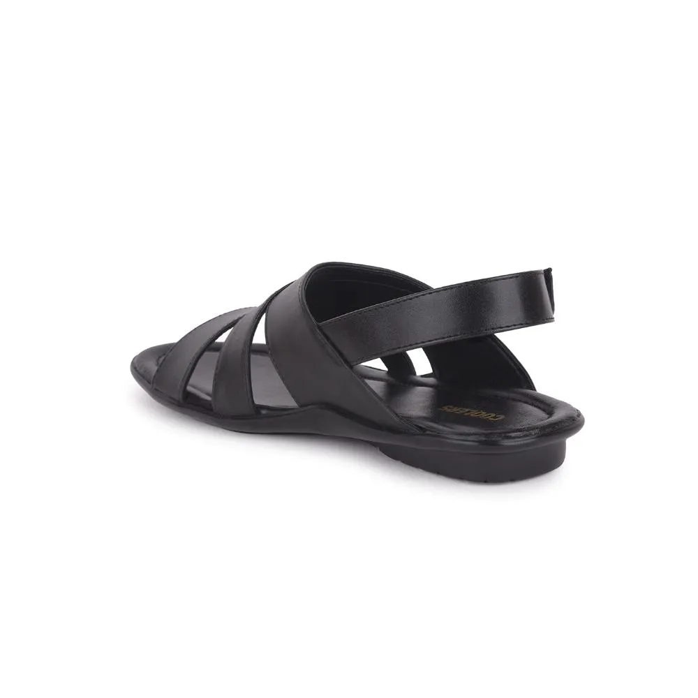 Bridal Sandals Coolers By Liberty COOL99-90 Mens Black Formal Sandal