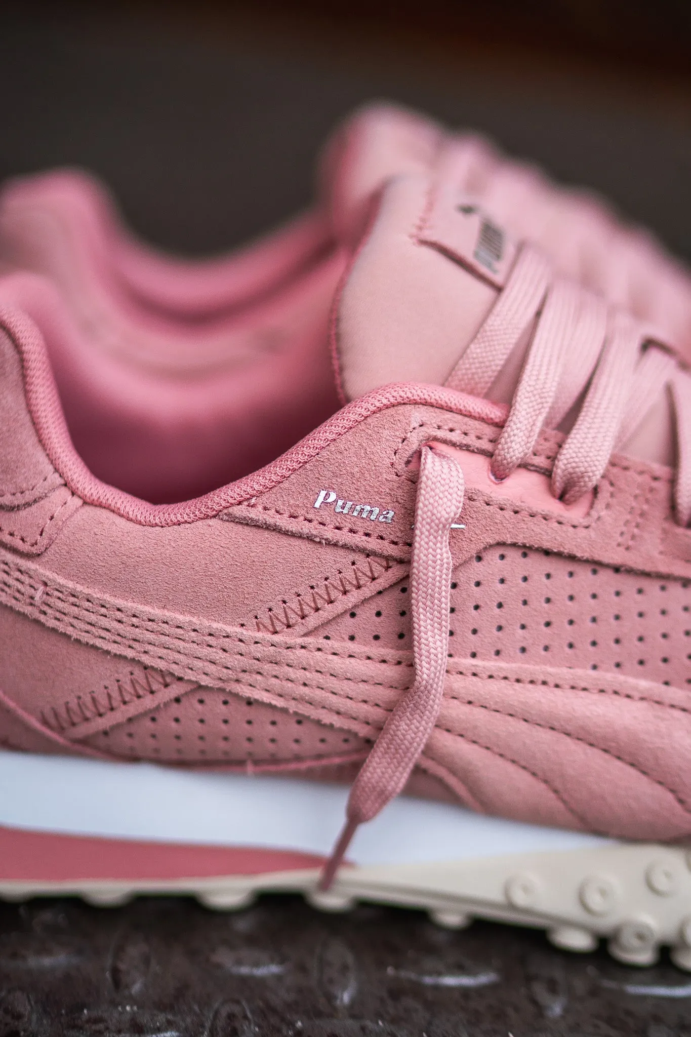 Made Sneakers Women Puma Blacktop Rider (Future Pink/Alpine Snow)