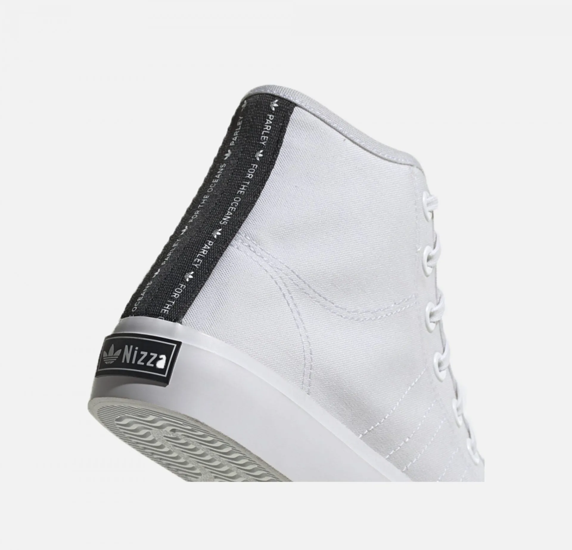 Adidas Originals | NIZZA HI  { CLOUD WHITE Adidas Originals Canvas Shoes