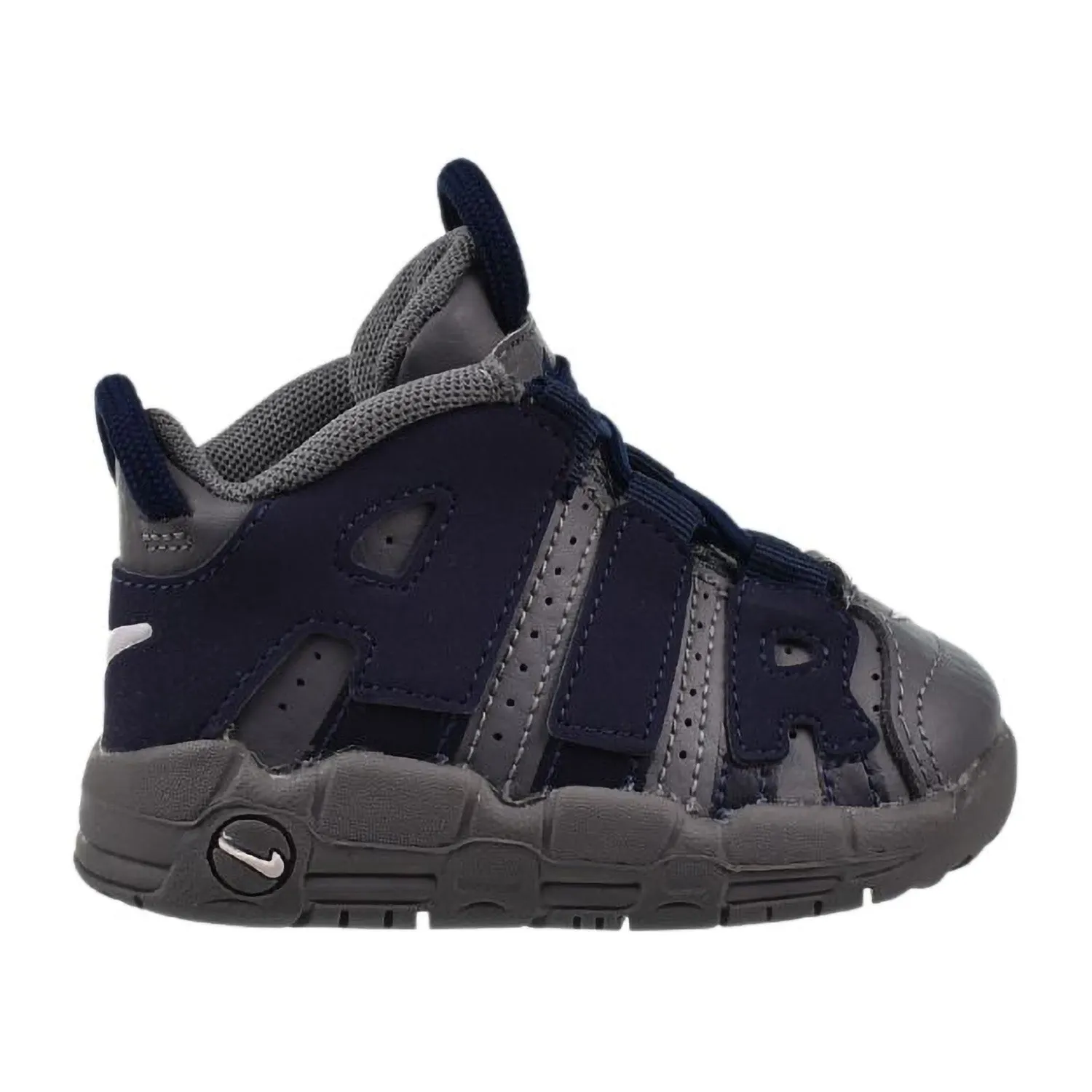 Nike Air More Uptempo (TD) Toddler Shoes Cool Grey-Midnight Navy Asics Shoes Technology