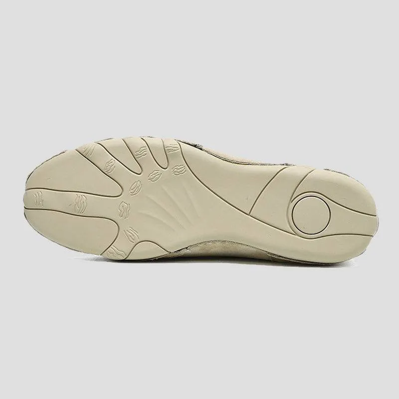 Dbeck Men's AirWalker: Men's Ultralight Breathable Loafers For Walking,Biking & Driving Rockstud Flat Sandals