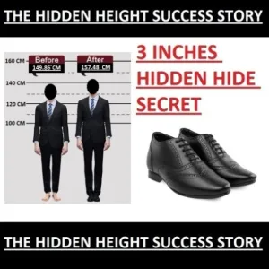 Naked Feet Sandals BXXY 3 Inch Elevator Formal Faux Leather Brogue Shoes For Men