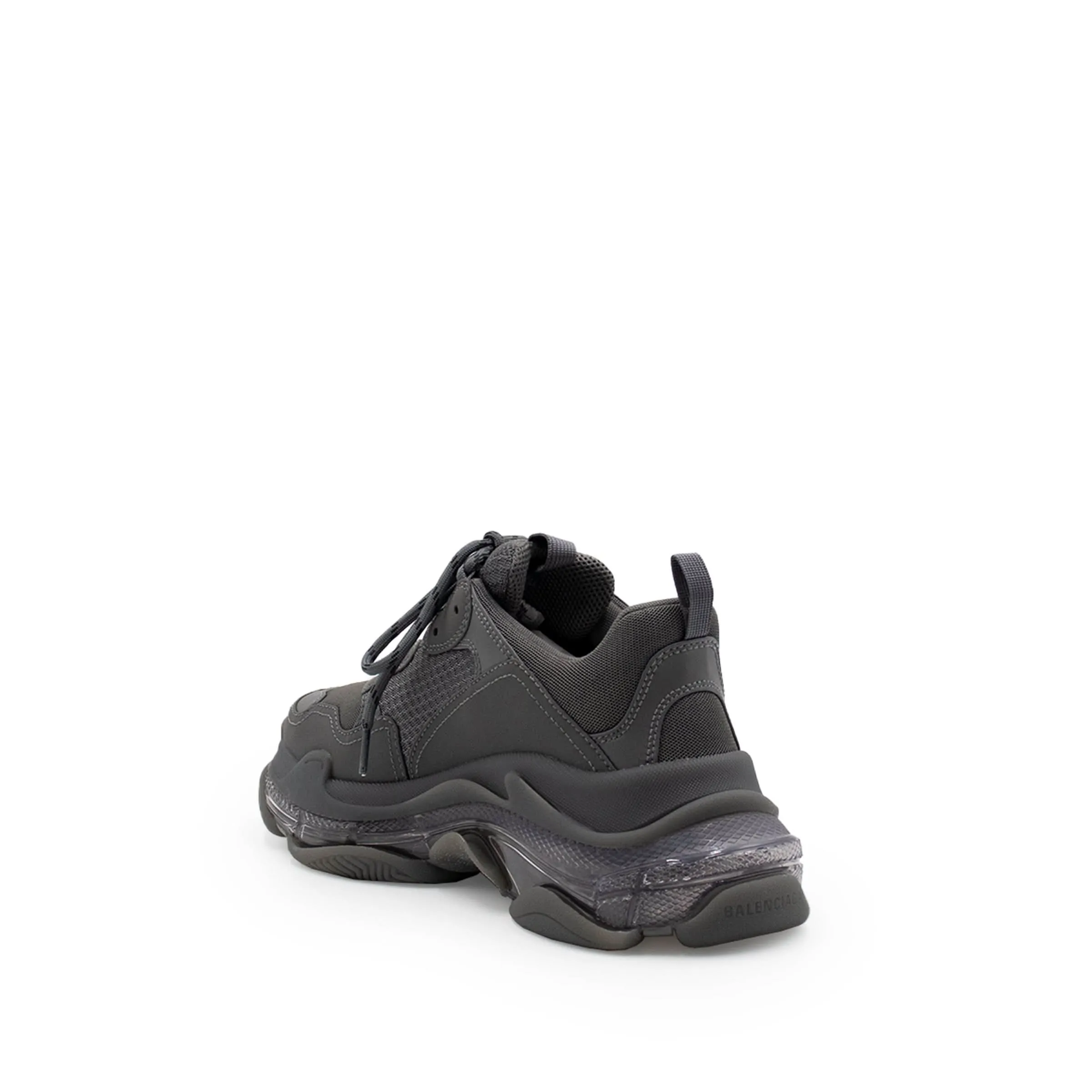 B Sneakers Triple S Clear Sole Sneaker in Dark Grey