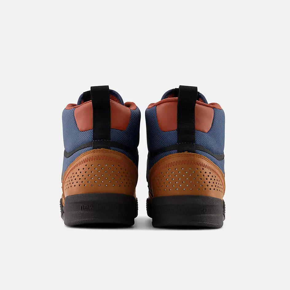 New Balance Men's Mch696v5 Tennis Shoe NB NUMERIC 440 TRAIL BROWN / NAVY