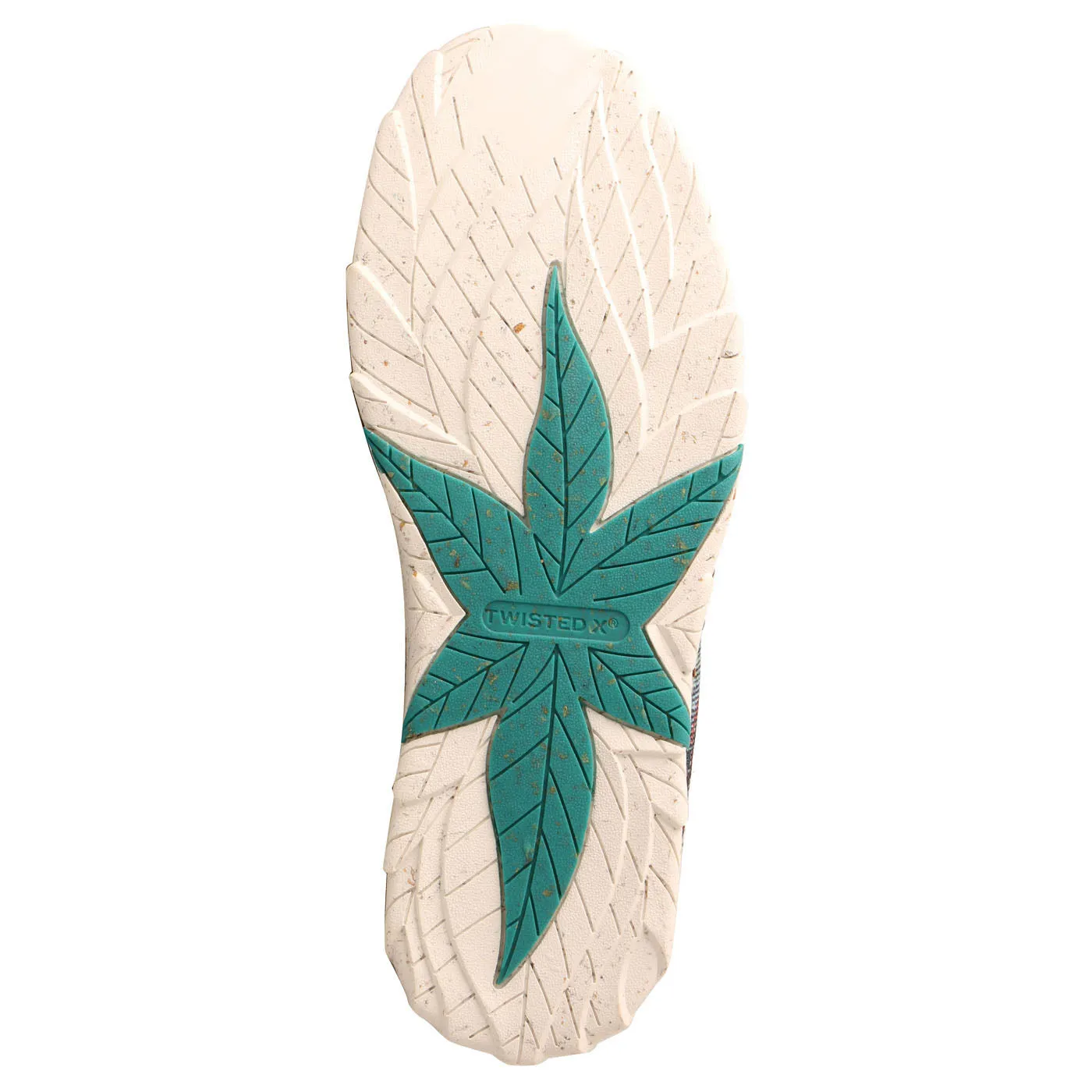 Twisted X Women's Turquoise Aztec Slip-On Zero X Shoe Minnow Slip On