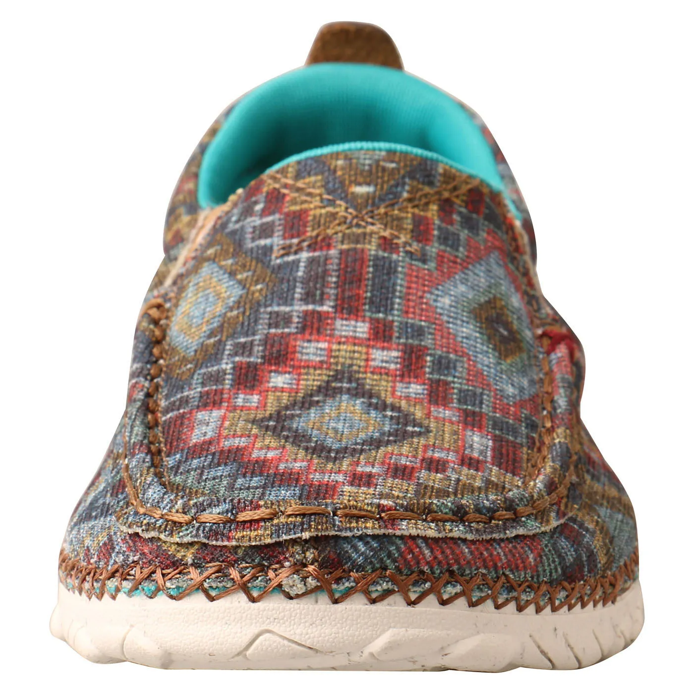 Twisted X Women's Turquoise Aztec Slip-On Zero X Shoe Slip-ons Slip On
