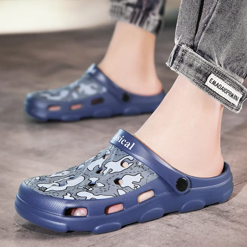 Soft Garden Shoes Beach Slippers Fashion Outdoor Slipper Flip Flops Sandals For Men Slippers Tasman Size 8