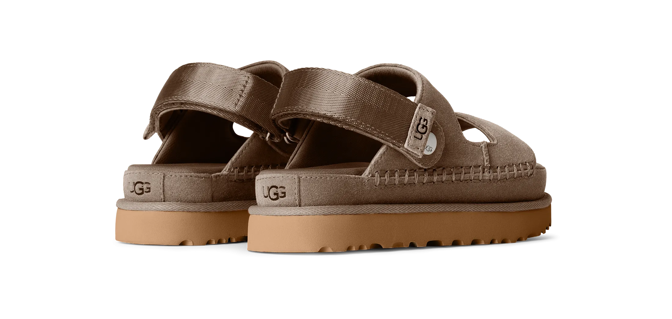 UGG Women's Goldenstar Glide Sandal - Smoke Plume Weird Slippers