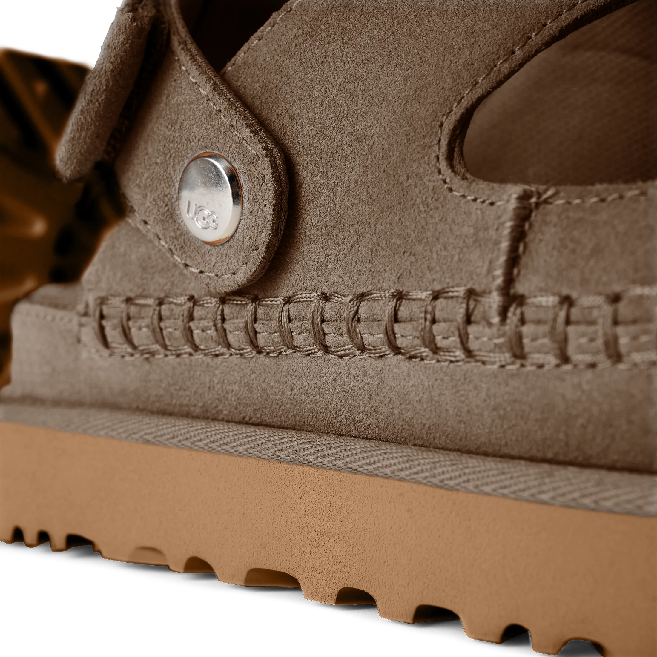 UGG Women's Goldenstar Glide Sandal - Smoke Plume Slides Slipper